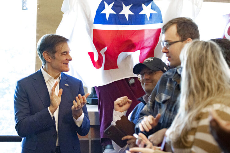Oz-Mastriano strong pair atop Pennsylvania's GOP ticket
